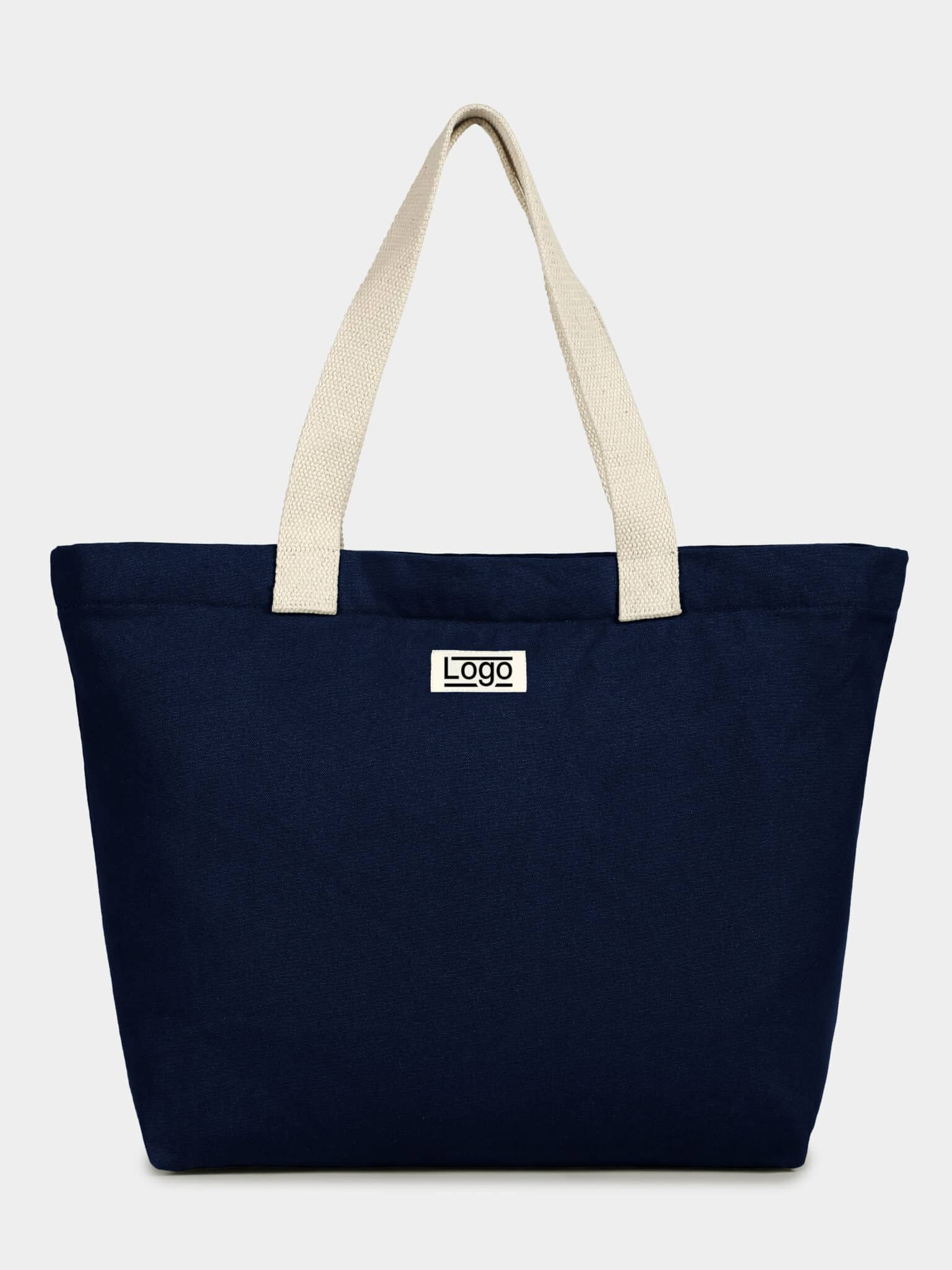 Sac boat publicitaire Hortense en velours Bleu marine